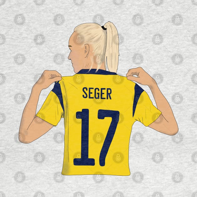 Caroline Seger Sweden Womens Football Euro 2022 by Hevding